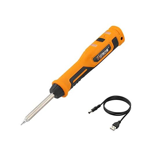 Hoteche Cordless Soldering Iron 4V 4400mAH High Capacity USB Rechargable Soldering Gun Fast Heating Portable Welding Tool with Battery Indicator