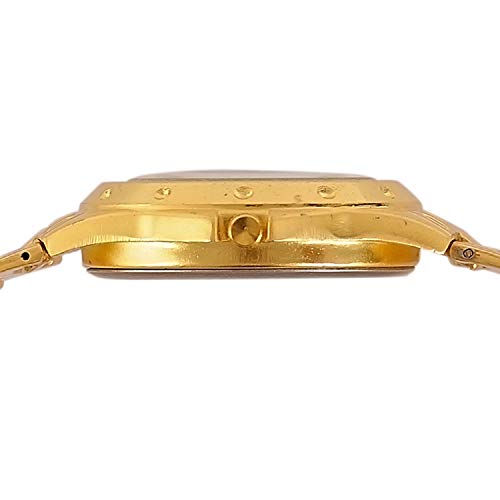 Image of Acnos Premium Silve Gold Strap Analogue Watch for Men Pack of - 1 R-Silver Gold in Gold Dial