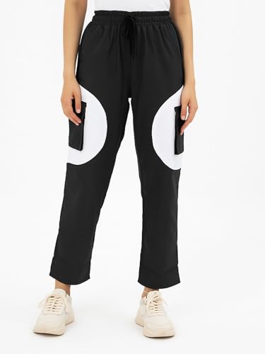 Image of ADDYVERO Women Cargo Lose Fitting Side Pockets Detailing High Waisted Casual Cargo Pant
