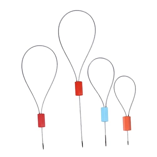 KICHOUSE Professional Logistics Seal Tool 50pcs 30cm Cable Wire Seal High Safety Random Color