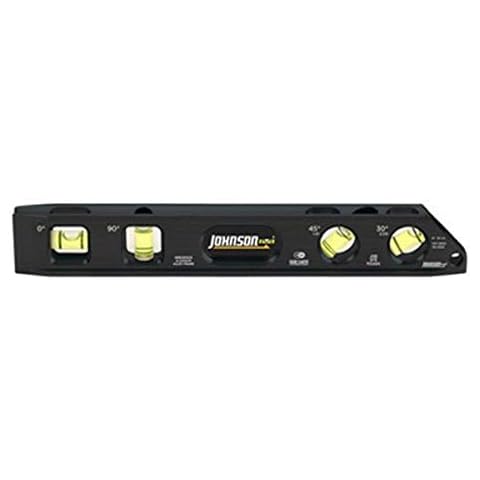 Johnson Magnetic Billet Torpedo Level, 9" Black Cover