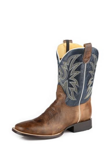 ROPER Men's Pierce Concealed Carry Western Boot Broad Square Toe - 09-020-8250-8657 BR 11 D(M) US Brown