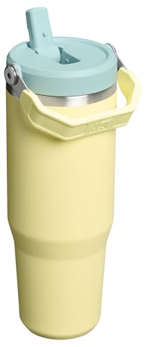 Image of Stanley IceFlow 2.0 Flip Straw Tumbler with Handle 30 oz | Twist On Lid and Flip Up Straw | Leak Resistant Water Bottle | Insulated Stainless Steel | BPA-Free | Pomelo