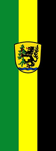 Drapeau Feichten a.d.Alz grand format vertical résistant aux intempéries