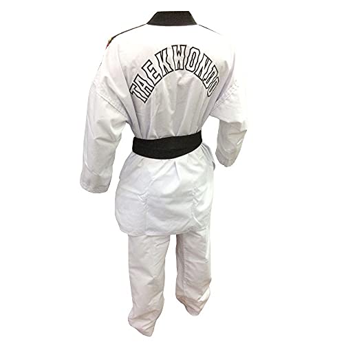 Dobok/Kimono Canelado Olimpic - Taekwondo - Adulto - com Faixa - Sung Ja