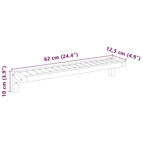 Étagère murale en pin pour optimiser l'espace du bureau et du salon