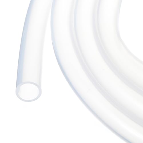 Image of 3.3ft 3 /4 inch ID x 1 inch OD Silicone Tubing Clear Industrial Plastic Tubing Pure Silicone Hoses for Pump Siphoning Draining Irrigation Brewing