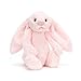 Jellycat Bashful Pink Bunny Medium - L: 9cm x W: 12cm x H: 31cm