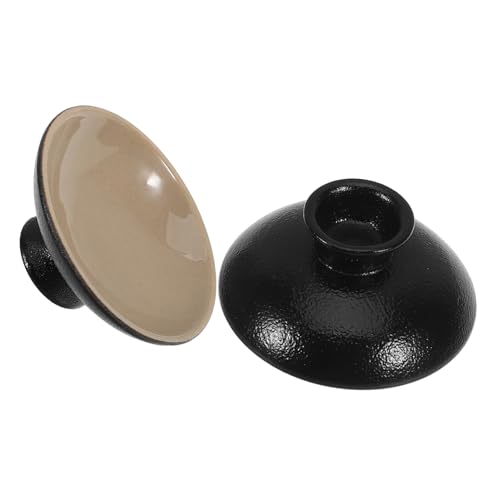 CONGARTENO 2pcs Ceramic Tea Cup Lids Japanese for Mugs Traditional Elegance to Keep Beverages Warm Versatile for Tea and Smooth Finish for Comfortable Use
