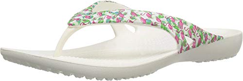 Image of crocs Women's Kadee Ii Graphic W Flip Flop, Flamingo, 5 M US