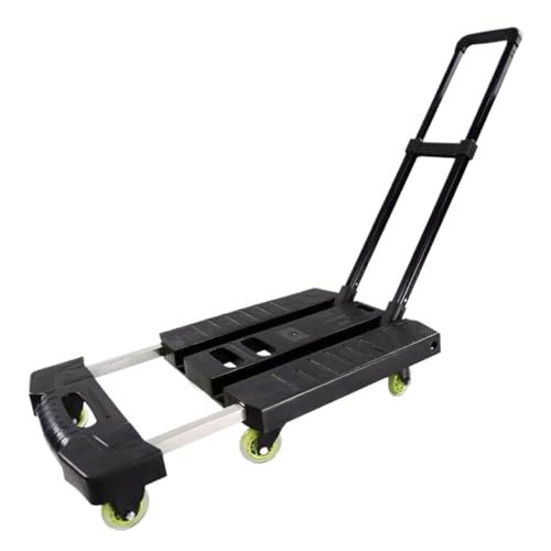 Carretilla plegable de plataforma con 6 ruedas miniatura 1