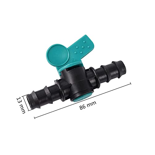 Vanne de contrôle du débit d'eau avec connecteur double barbe 1/2" - 3