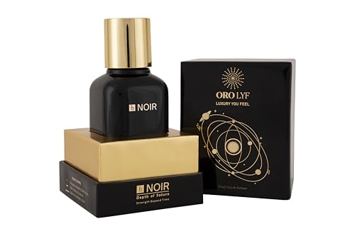 Image of NOIR Eau de Parfum for Men & Women | Smoky Woody Fragrance with Cedarwood & Birch | Long Lasting Perfume | 25% Oil Concentration | 70ml