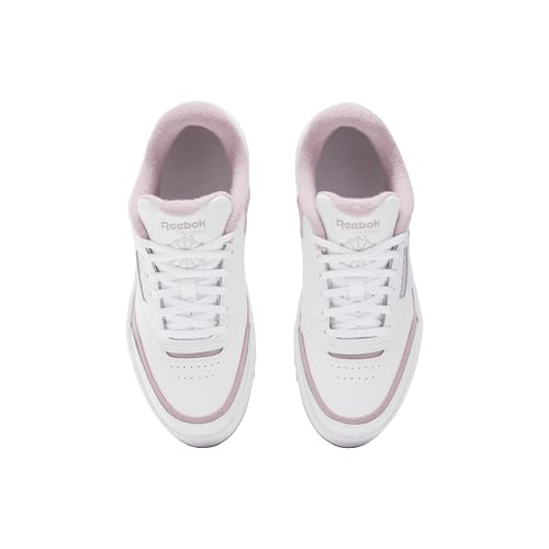 Image of Reebok Kid's Club C Extra Sneaker, White /Infused Lilac, Big Kid 4