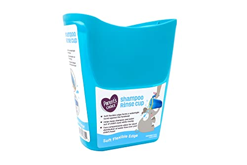 Shampoo Rinse Cup for Kids | Baby Bath Pail | Tear Free Baby Rinser Pail – Three Color Choices