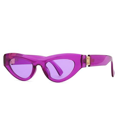 Lunettes de soleil rétro œil de chat violettes pour vos terrasses ensoleillées et sorties mode