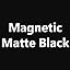 Negro Mate Magnético Negro Mate Magnético