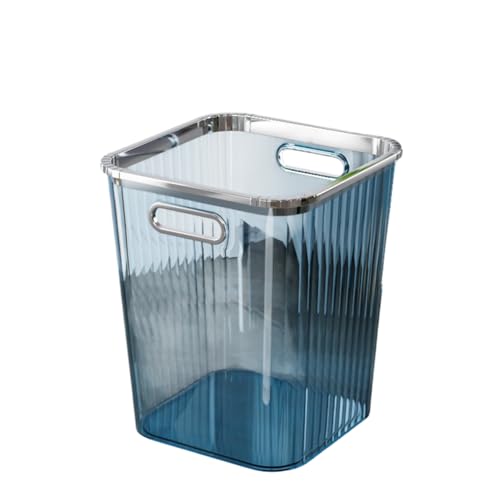Cubo de basura de plástico PP con boca ancha de tiburón de 9 litros resistente para la cocina