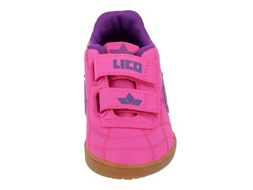 Lico Bernie V Unisex Kinder Multisport Indoor Schuhe, Pink/ Lila/ Weiß, 31 EU