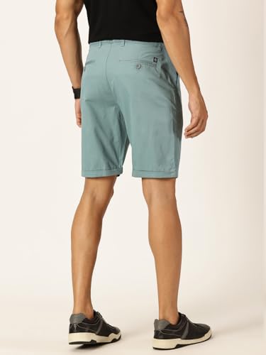 Image of Thomas Scott Men's | Solid | Mid Rise | Light Weight | 100% Cotton | Casual | Chino | Shorts for Men