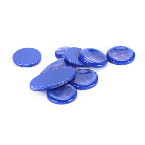 【𝐌𝐀𝐃𝐄 𝐈𝐍 𝐂𝐇𝐈𝐍𝐀】colorful Plastic Keys Inlay, stage performances 9Pcs Saxophone Parts, for home Guitar(Blue M02110)