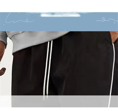 Men's Paratrooper Pants Sports Ice Silk Straight Work Lace-Up Loose Outdoor Pants2