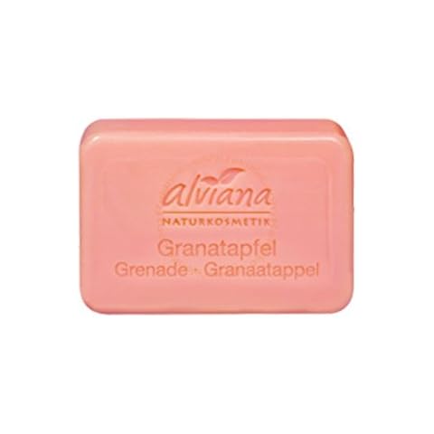 Alviana Naturkosmetik Pflanzenöl-Seife Granatapfel 100 g Cover