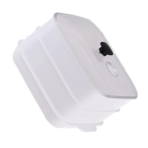 Alipis Vaporera De Microondas De Doble Capa Herramienta De Cocina Con Transparente y Orificio De Ventilación Para Cocción Saludable y Rápida