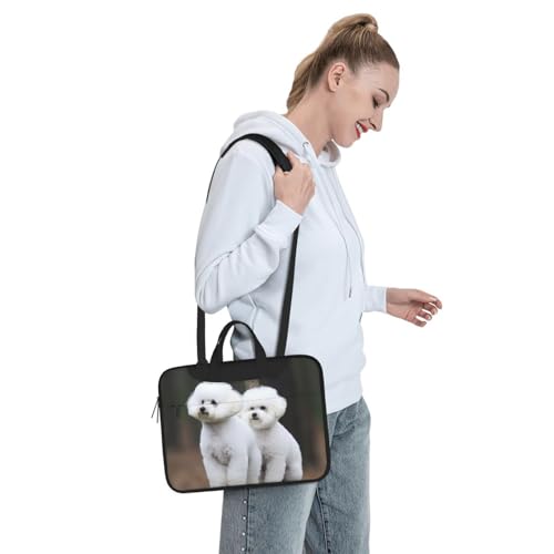 Bolso para Laptop Bichon Frise 14" para Hombre y Mujer miniatura 7
