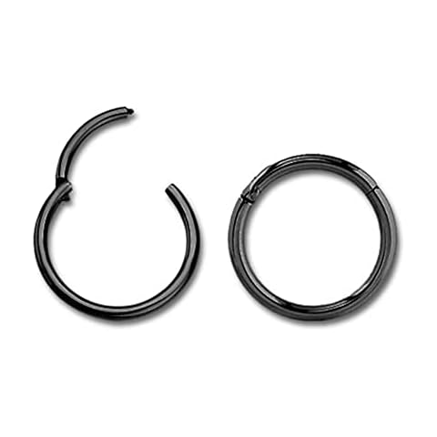 Drawer Props - Piercing Nariz Aro Titanio Negro Cover