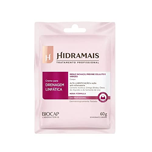 Hidramais Creme Para Massagem. 60 G Drenagem Linfatica - Profissi...