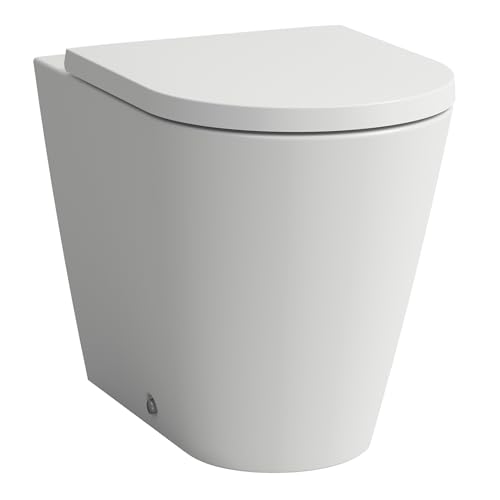 LAUFEN Kartell Stand-WC Tiefspüler, ohne Spülrand, Abgang waagerecht/senkrecht, 370x560x430mm, H8233377570001, Farbe: weiß matt