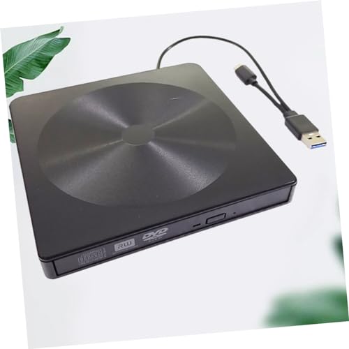 Unidad óptica externa DVD USB tipo C negra miniatura 7