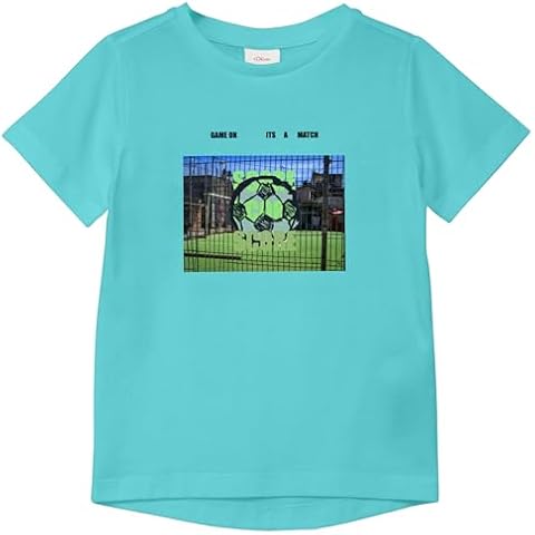 s.Oliver Junior Boy's T-Shirt with Photo Print Cover
