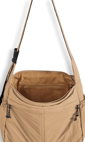 Image of ODODOS 20L Crossbody Tote Bag Large Capacity Lightweight Hobo Shoulder Sling Bags for Gym Shopping Beach Travel