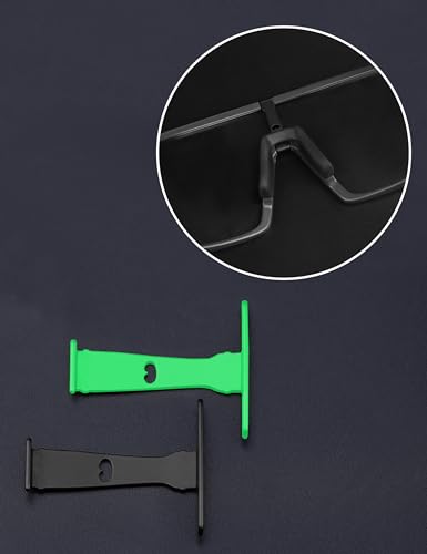Image of Metallic Replacement Wicket for Oakley Sutro OO9406 /Sutro Asian Fit OO9406A /Sutro S OO9462 Sunglasses - Black+Light Green
