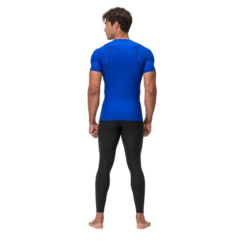 Image of DEVOPS 3 Pack Men's Athletic Short Sleeve Compression Shirts