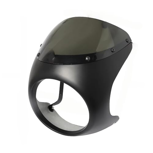 Couverture phare 7 pouces et écran de carénage rond universel pour guidon de moto