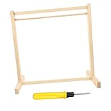 Healifty Doll Furniture Doll Clothes Hanger Wooden Doll Clothes Display Stand Doll Toy Accessories (30 * 30.5cm)