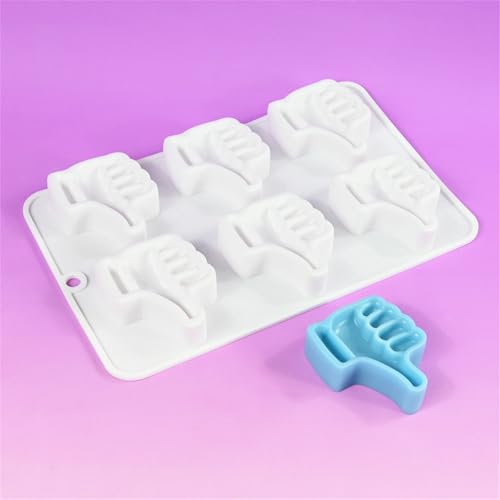 Molde de silicona para pasteles con diseño pulgar arriba miniatura 3