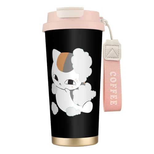 �^���u���[ �ĖڗF�l�� �j�����R�搶 �L 316�X�e�����X�� �R�[�q�[�J�b�v �W���X�g���[�t�� �ۉ� �ۗ� �^��f�M ��e�� ���� �����^�� �ԗp ���ڃh���b�v 2WAY �������ȒP �v���[���g 500ml (�s���N)