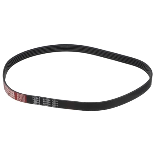 sourcing map 6K380/6PK965 Serpentine Belt 6 Ribs 965mm Length x 21mm Width x 5mm Height, EPDM Poly V Belt, Multi Wedge Micro V Belt for Vehicle