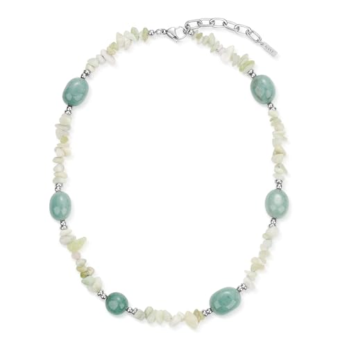 Collier Chunky Femme Aventurine Verte Quartz GAVU Bijou Bohème Chic
