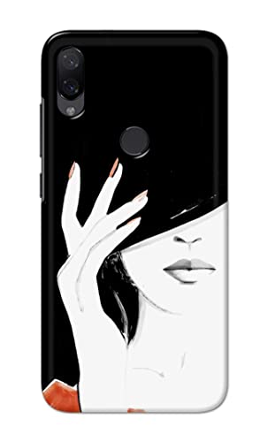 Image of PRINTFIDAA Photo of Beautiful Girl Hard Back Cover for Mi Play Back Cover -(P6) KAT1005