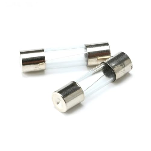 Fusible en verre 5x20mm 2A à fusion rapide avec conducteurs haute précision pour électronique