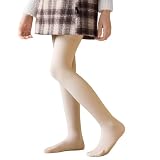 [LOLANTA] ストッキング タイツ キッズ 裏起毛 防寒 フェイクタイツ 子供 レギンス 厚手 あったか 秋冬 滑り止め付き スクール バレエ ダンス 発表会 結婚式 肌色 3-5歳