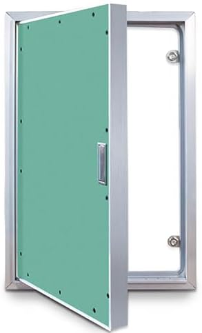 Heavy Duty Lockable Access Panel - Extra Large Aluminum Alloy Frame for Electrical & Plumbing, Concealed Design for Drywall & Attic - Durable Access Door