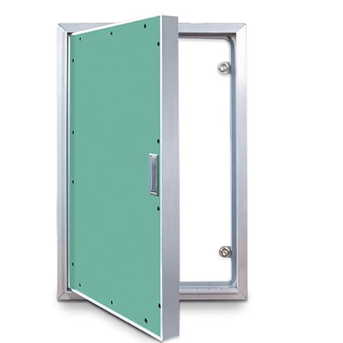 Pannello di accesso bloccabile, telaio in alluminio resistente per cartongesso, porta nascosta per applicazioni elettriche e idrauliche, ideale per ristrutturazioni e riparazioni domestiche