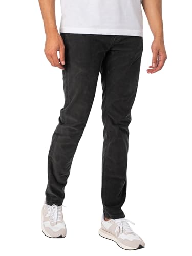 Jean Sierra Lois Jeans velours côtelé homme charcoal gris grande taille