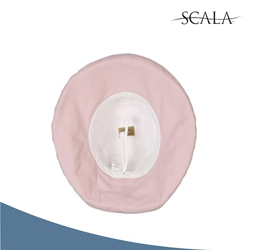 Sombrero de algodón para mujer con ala ancha y cuerda interior miniatura 3